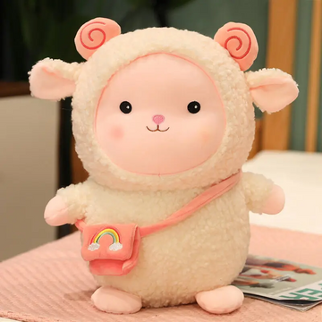 Cute internet celebrity lamb plush toy, doll doll, pillow doll, girl, children's birthday gift, girl heart